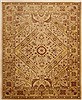 Chobi Beige Hand Knotted 80 X 100 Area Rug 100-10901 Thumb 0