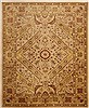 Chobi Beige Hand Knotted 80 X 100  Area Rug 100-10901 Thumb 0