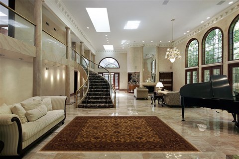 Jaipur Brown Hand Knotted 80 X 100 Area Rug 100-10903 Image 1