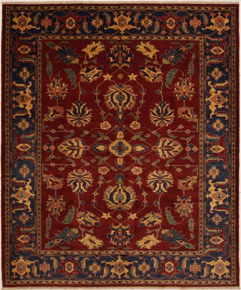 Kazak Red Hand Knotted 80 X 100 Area Rug 100-10906 Image 0