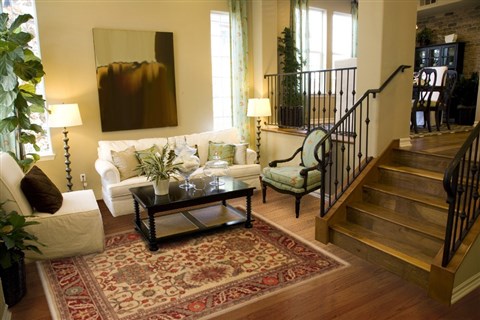 Pishavar Beige Hand Knotted 80 X 100 Area Rug 100-10907 Image 3