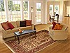 Pishavar Beige Hand Knotted 80 X 100 Area Rug 100-10907 Thumb 4