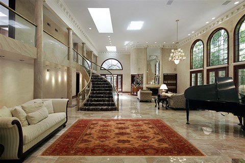 Chobi Brown Hand Knotted 85 X 102 Area Rug 100-10908 Image 1