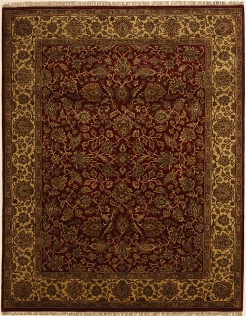 Jaipur Brown Hand Knotted 80 X 100 Area Rug 100-10911 Image 0