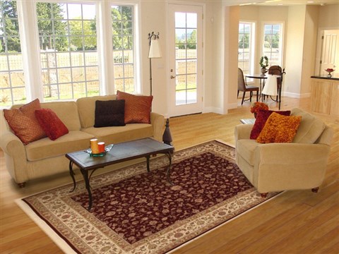 Sino-Persian Beige Hand Knotted 80 X 100 Area Rug 100-10912 Image 4