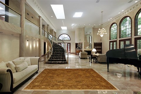 Jaipur Green Hand Knotted 80 X 100 Area Rug 100-10913 Image 1