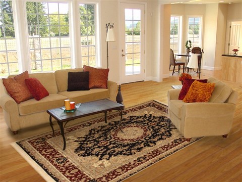 Sino-Persian Beige Hand Knotted 79 X 911 Area Rug 100-10915 Image 4