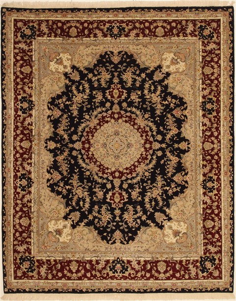 Sino-Persian Beige Hand Knotted 79 X 911 Area Rug 100-10915 Image 0