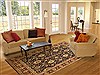 Pak-Persian Beige Hand Knotted 80 X 103 Area Rug 100-10917 Thumb 4