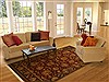 Jaipur Red Hand Knotted 82 X 103 Area Rug 100-10918 Thumb 4