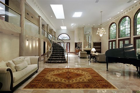 Turkman Brown Hand Knotted 82 X 99 Area Rug 100-10922 Image 1