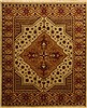 Turkman Brown Hand Knotted 82 X 99 Area Rug 100-10922 Thumb 0