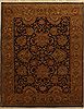 Jaipur Brown Hand Knotted 81 X 104  Area Rug 100-10923 Thumb 0