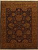 Jaipur Brown Hand Knotted 81 X 104  Area Rug 100-10923 Thumb 0