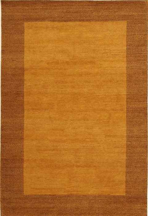 Gabbeh Yellow Hand Knotted 67 X 910 Area Rug 100-10926 Image 0