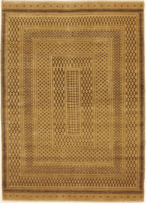 Gabbeh Beige Hand Knotted 40 X 510 Area Rug 100-10927 Image 0