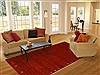 Gabbeh Red Hand Knotted 60 X 90 Area Rug 100-10931 Thumb 4