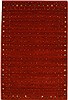 Gabbeh Red Hand Knotted 60 X 90  Area Rug 100-10931 Thumb 0