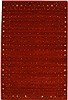 Gabbeh Red Hand Knotted 60 X 90 Area Rug 100-10931 Thumb 0