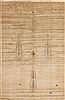 Gabbeh Beige Hand Knotted 55 X 83 Area Rug 100-10932 Thumb 0