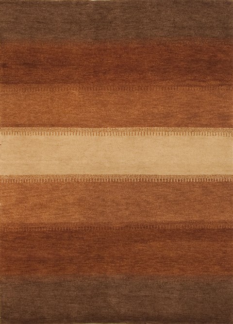 Gabbeh Brown Hand Knotted 59 X 710  Area Rug 100-10940 Image 0