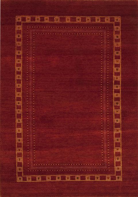 Gabbeh Red Hand Knotted 56 X 79 Area Rug 100-10942 Image 0
