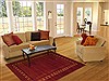 Gabbeh Red Hand Knotted 56 X 79 Area Rug 100-10942 Thumb 4