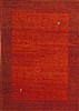 Gabbeh Orange Hand Knotted 57 X 710  Area Rug 100-10943 Thumb 0