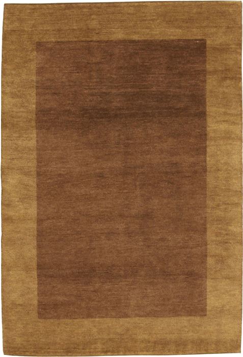 Gabbeh Brown Hand Knotted 55 X 80 Area Rug 100-10944 Image 0
