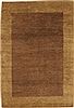 Gabbeh Brown Hand Knotted 55 X 80 Area Rug 100-10944 Thumb 0