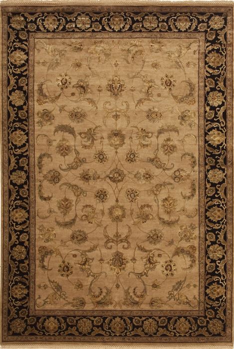 Jaipur Beige Hand Knotted 62 X 90 Area Rug 100-10948 Image 0