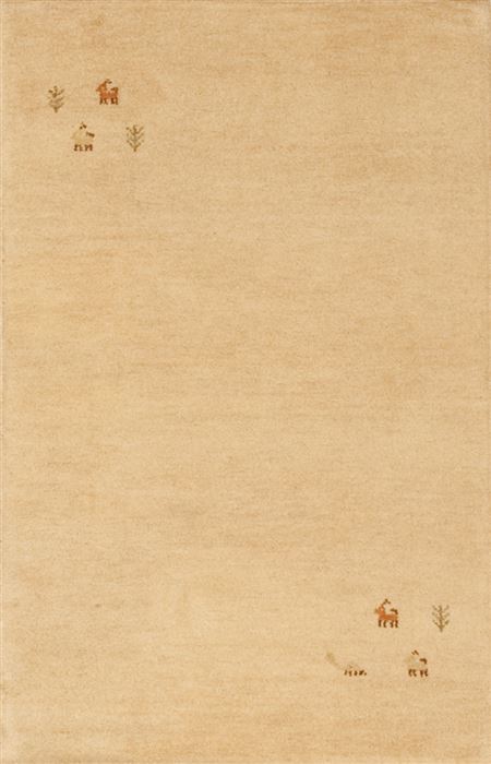 Gabbeh Beige Hand Knotted 32 X 411 Area Rug 100-10952 Image 0