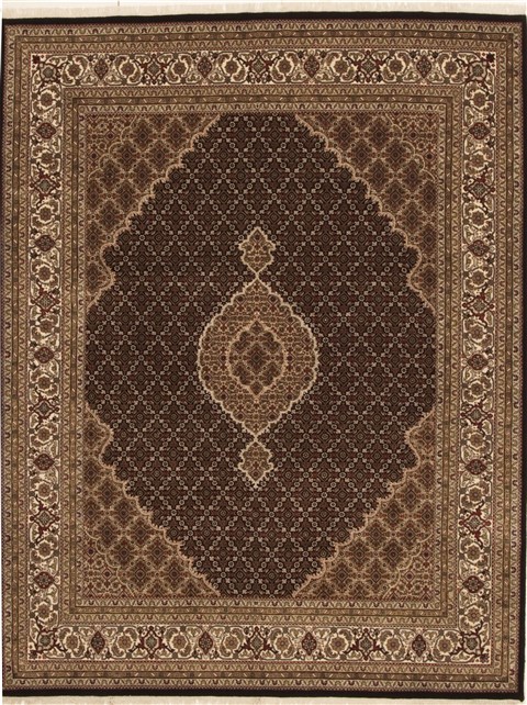 Mahi Black Hand Knotted 66 X 80  Area Rug 100-10959 Image 0