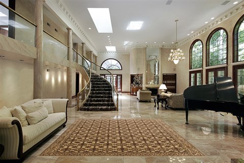 Bakhtiar Cream Hand Knotted 89 X 123 Area Rug 100-10964 Image 1