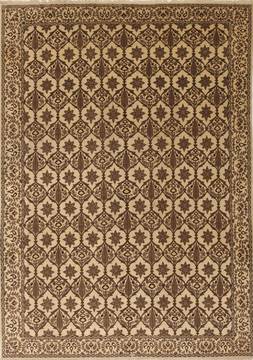 Persian Bakhtiar Beige Rectangle 9x12 ft Wool Carpet 10964