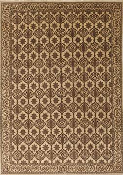 Bakhtiar Beige Hand Knotted 8'9" X 12'3"  Area Rug 100-10964