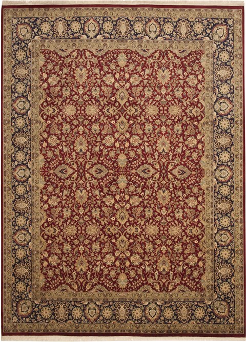 Pak-Persian Red Hand Knotted 811 X 123 Area Rug 100-10968 Image 0