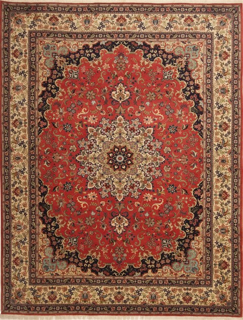 Kashan Purple Hand Knotted 911 X 128 Area Rug 100-10974 Image 0