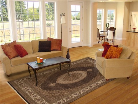 Mahi Black Hand Knotted 80 X 99 Area Rug 100-10980 Image 4