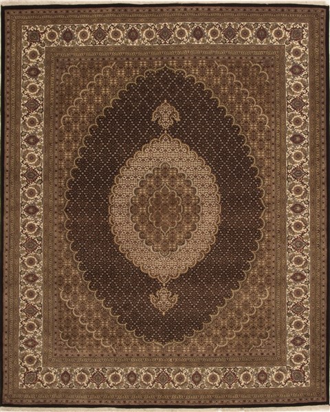 Mahi Black Hand Knotted 80 X 99 Area Rug 100-10980 Image 0