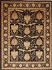 Pishavar Black Hand Knotted 90 X 120  Area Rug 100-10985 Thumb 0