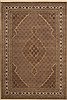 Mahi Beige Hand Knotted 68 X 911  Area Rug 100-10989 Thumb 0