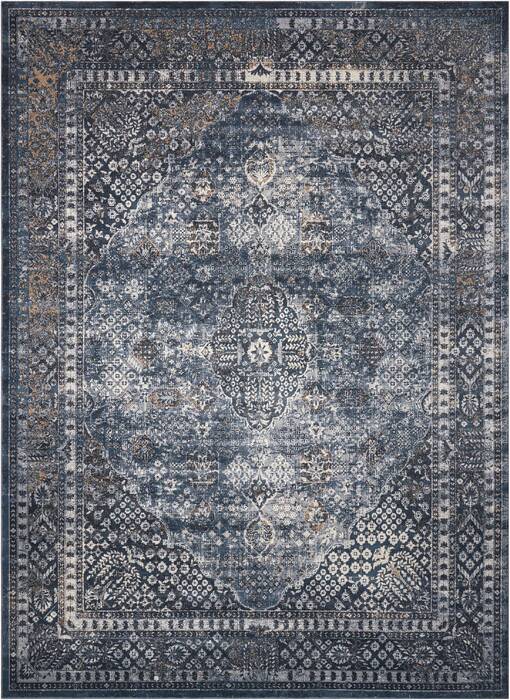 Nourison Malta Blue 53 X 77 Area Rug 805-100007 Image 0