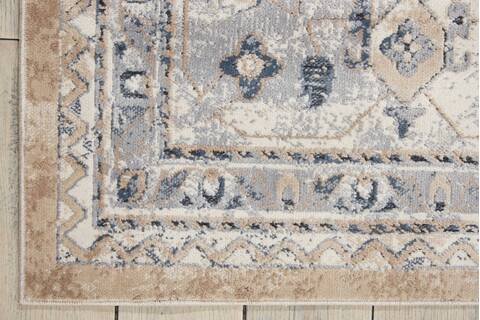 Nourison Malta Beige 311 X 57 Area Rug 805-100011 Image 1