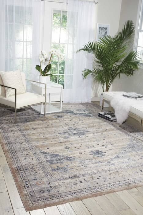 Nourison Malta Beige 311 X 57 Area Rug 805-100011 Image 3