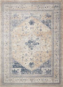 Nourison Malta Beige Rectangle 4x6 ft Polypropylene Carpet 100011