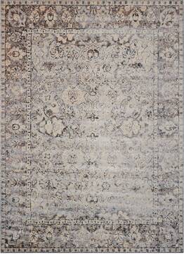 Nourison Malta Grey Rectangle 8x11 ft Polypropylene Carpet 100018