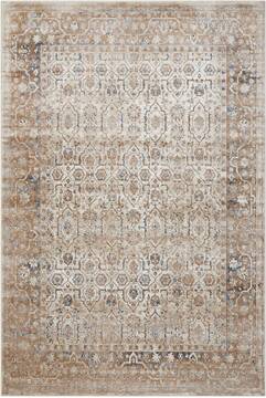 Nourison Malta Beige Rectangle 5x8 ft Polypropylene Carpet 100027