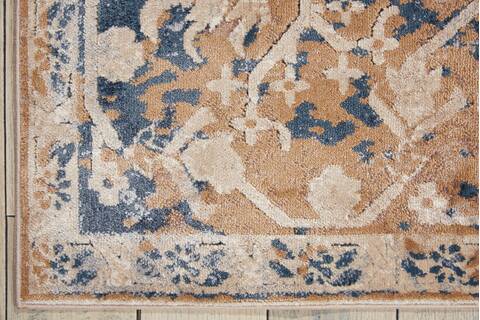 Nourison Malta Beige 311 X 57 Area Rug 805-100036 Image 1