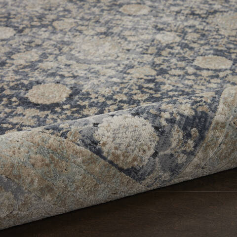 Nourison Malta Blue 311 X 57 Area Rug 805-100041 Image 2